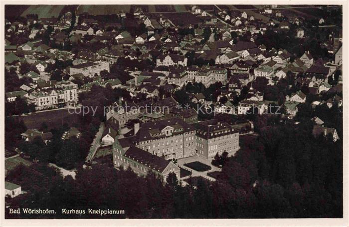BAD WoeRISHOFEN Kurhaus Kneippianum Fliegeraufnahme
