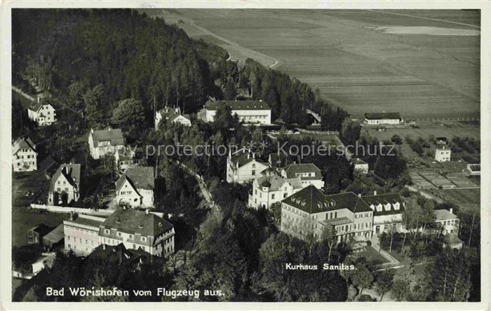 BAD WoeRISHOFEN Fliegeraufnahme mit Kurhaus Sanitas