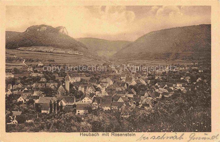 Heubach  Wuerttemberg mit Rosenstein