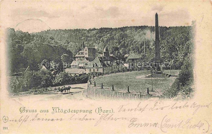 Maegdesprung Harzgerode Sachsen-Anhalt Panorama Monument
