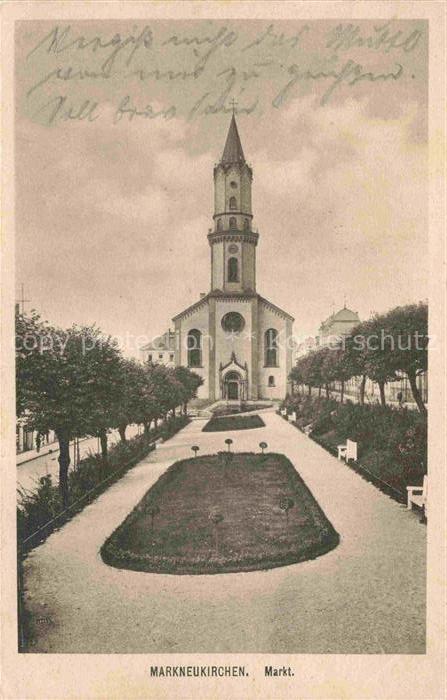 Markneukirchen Vogtlandkreis Sachsen Markt Kirche