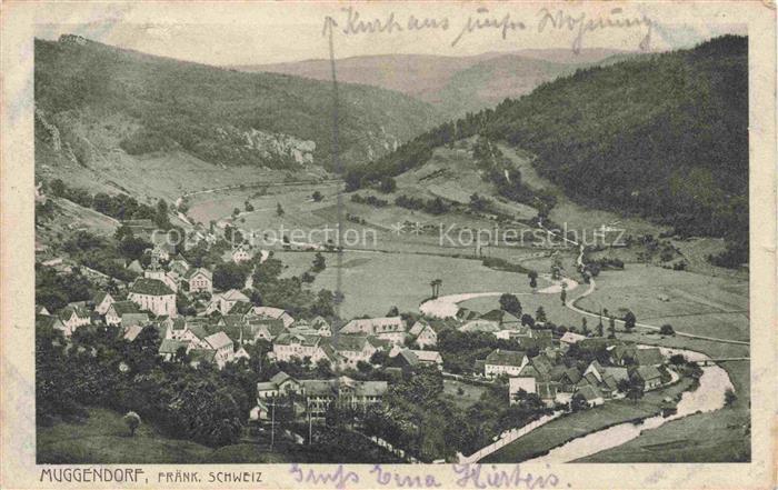 Muggendorf Fraenkische Schweiz Panorama