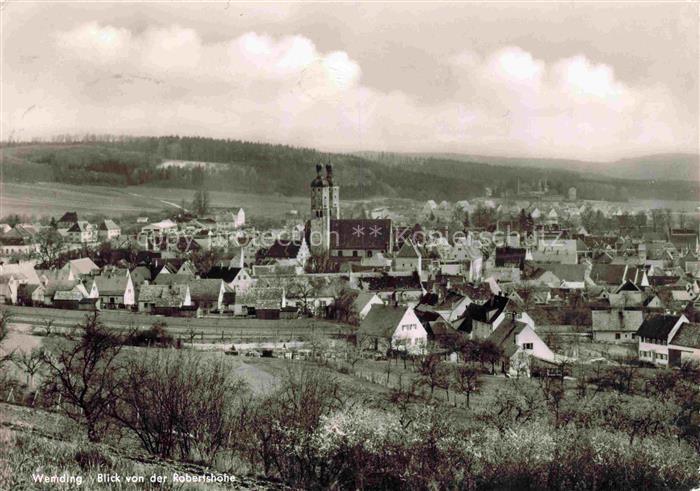 Wemding Bayern Blick von der Robertshoehe