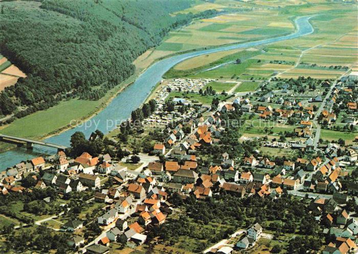 Gieselwerder Oberweser Fliegeraufnahme