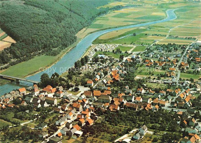 Gieselwerder Oberweser Fliegeraufnahme
