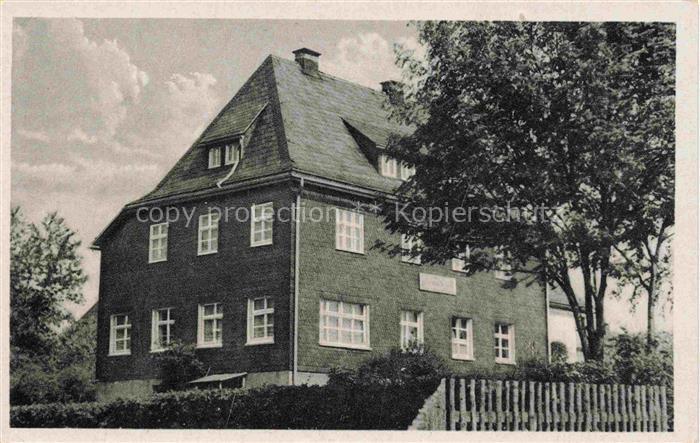 Schmiedefeld Rennsteig Thueringen Jugendherberge Fritz Dressel