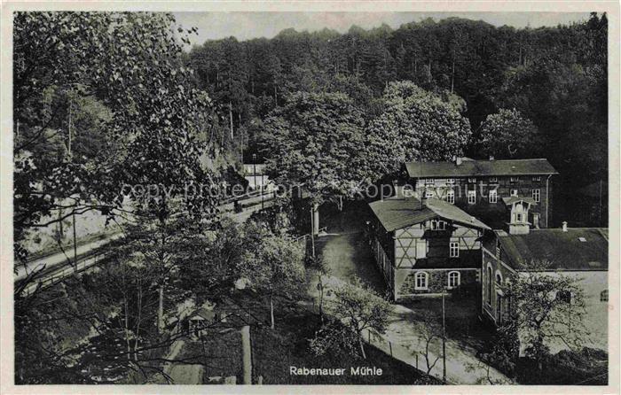 Rabenauer Muehle Rabenau Sachsen Panorama