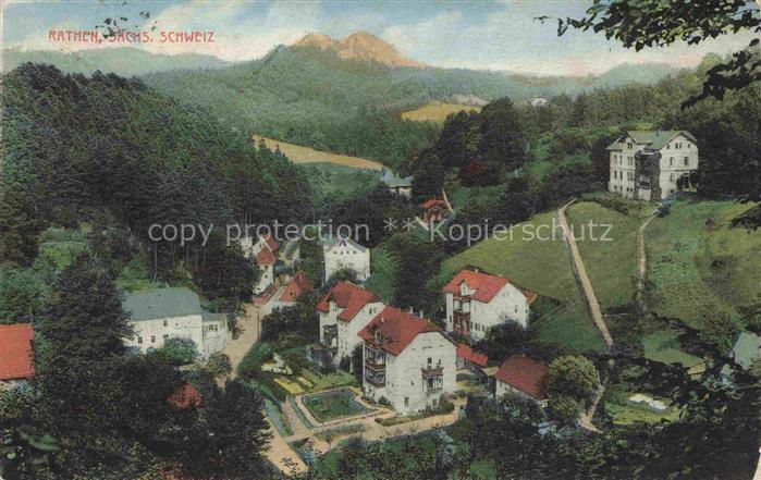 Rathen Saechsische Schweiz Panorama