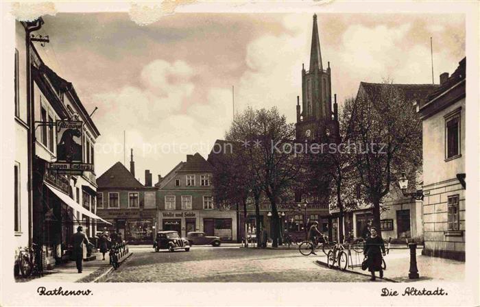 Rathenow Havelland Brandenburg Altstadtpartie