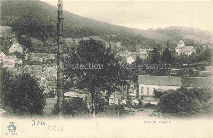 Ruhla Blick von Bellevue