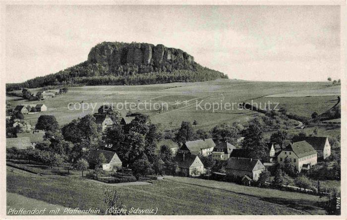 Pfaffendorf Koenigstein mit Pfaffenstein