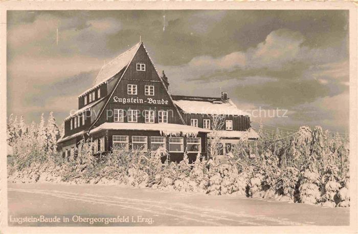 Obergeorgenfeld Zinnwald-Georgenfeld Osterzgebirge Sachsen Lugstein Baude
