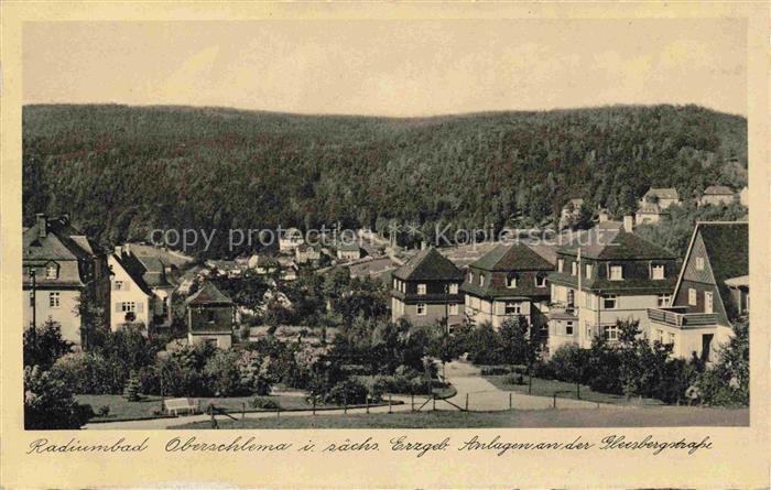 Oberschlema Erzgebirge Sachsen Anagen an der Herzbergstrasse