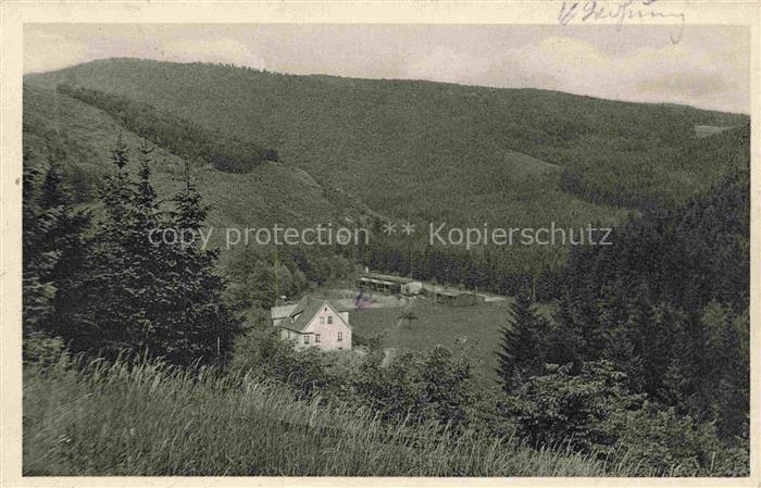 Rottleberode Mansfeld-Suedharz Sachsen-Anhalt Haus Waldfrieden Krummschlachtsta