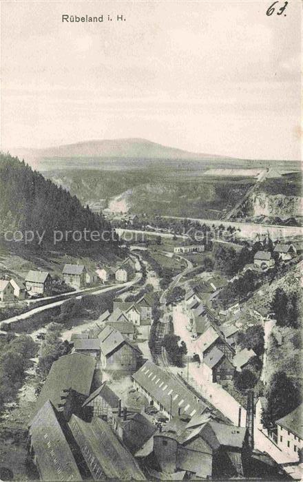 Ruebeland Elbingerode Harz Panorama