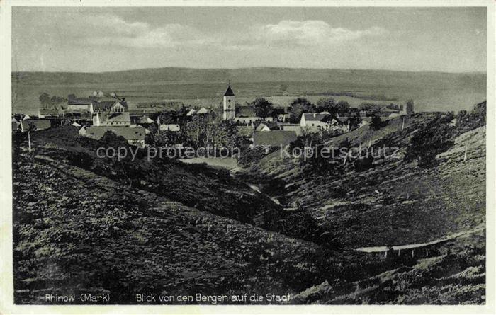 Rhinow Havelland Brandenburg Stadtblick