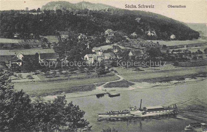 Oberrathen Ober-Rathen Rathen Saechsische Schweiz Elbepartie