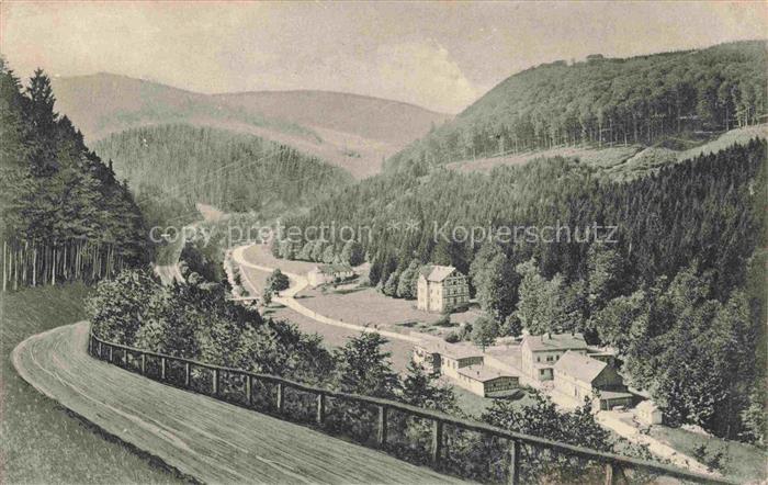 Oberhof Thueringen Gehlberger Muehle Tal der wilden Gera