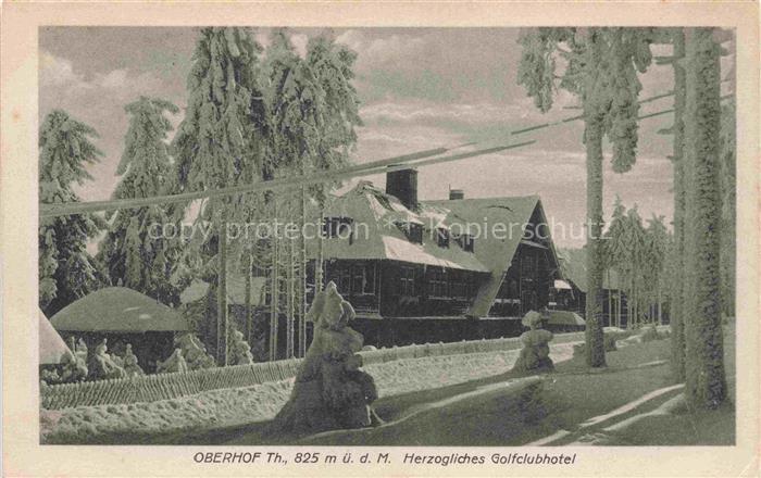 Oberhof Thueringen Herzogliches Golfclubhotel