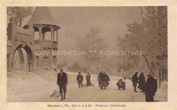 Oberhof Thueringen Partie am Schlosshotel