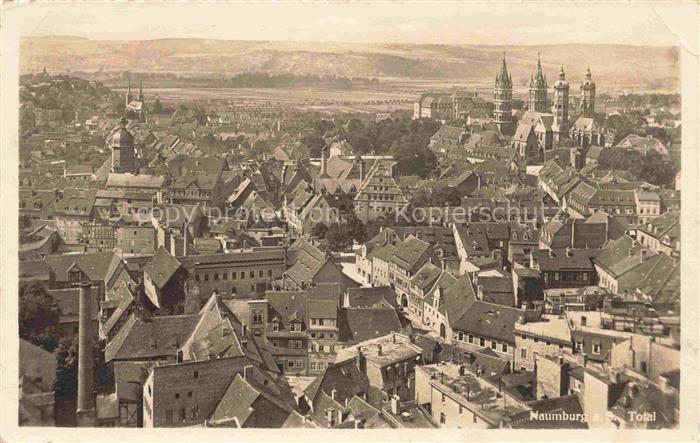 Naumburg  Saale Fliegeraufnahme