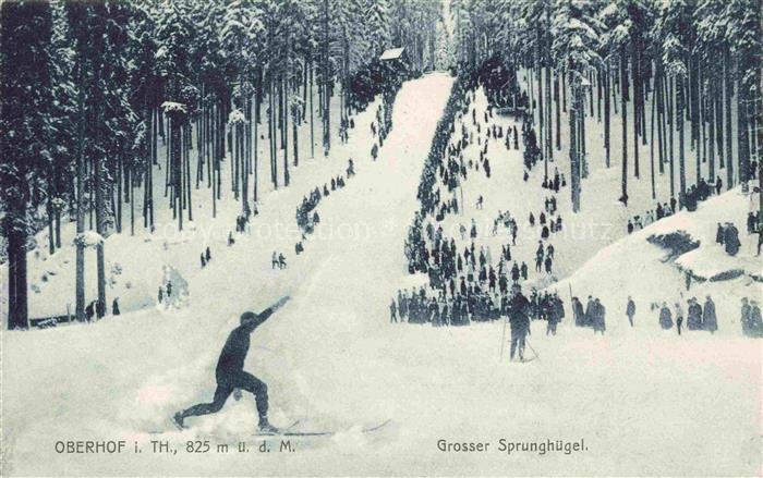 Oberhof  Thueringen Grosser Sprunghuegel