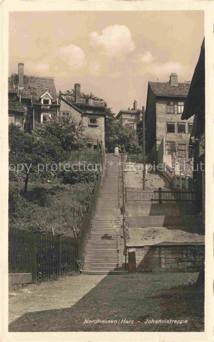NORDHAUSEN  Harz Thueringen Johannistreppe