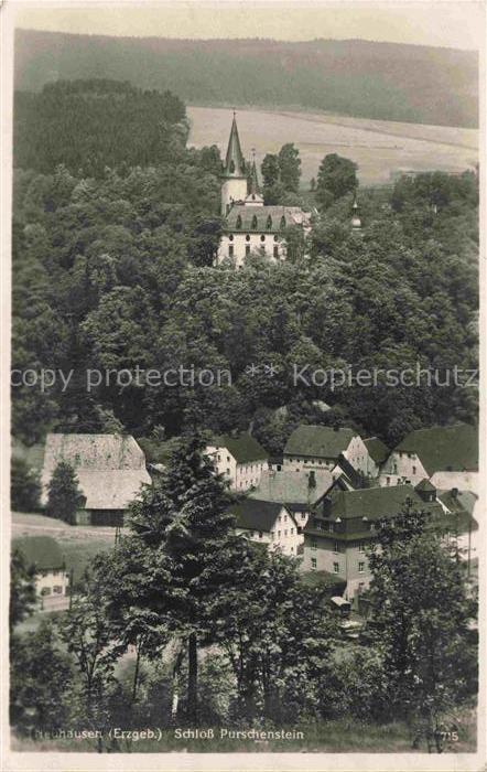 Neuhausen Erzgebirge Sachsen Schloss Porschenstein