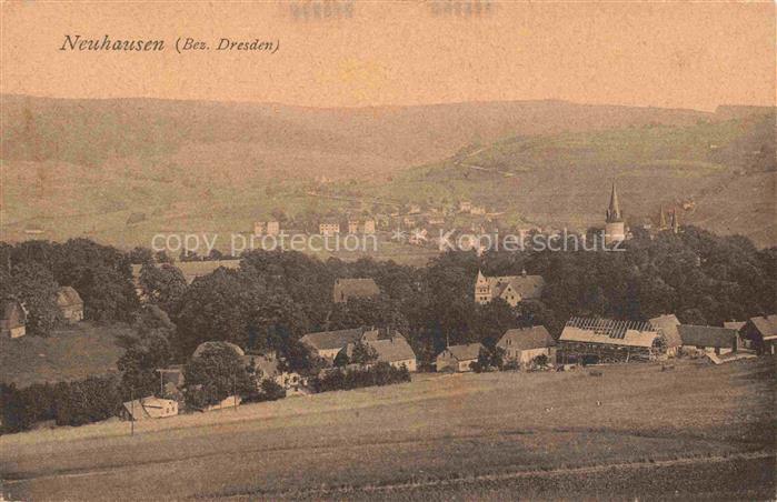 Neuhausen DRESDEN Elbe Panorama
