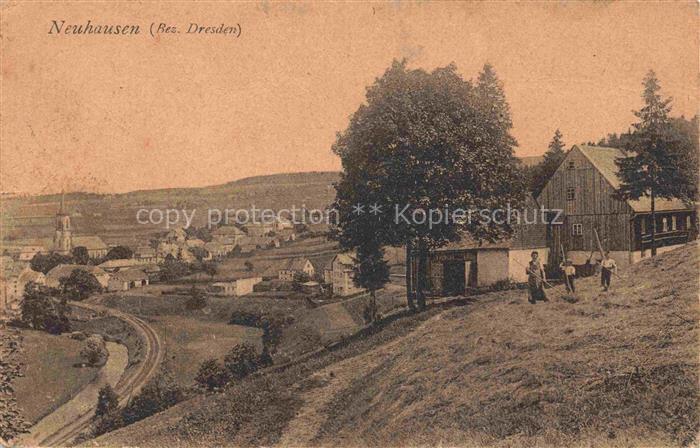 Neuhausen DRESDEN Elbe Panorama