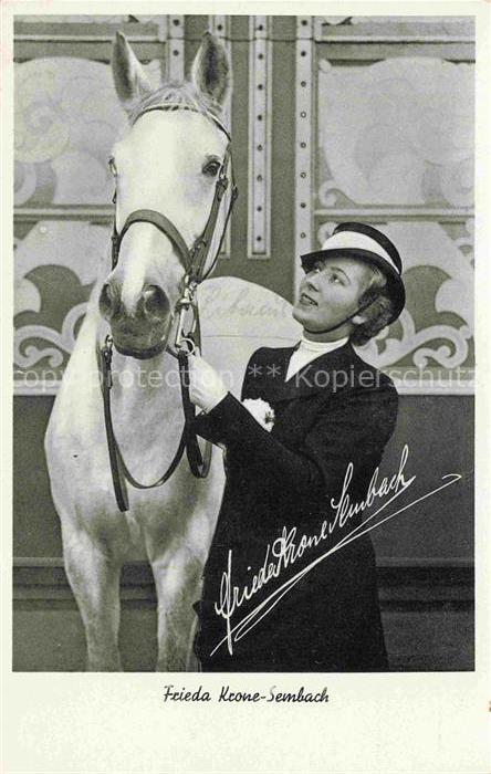Zirkus Artistik Frieda Krone Sembach Pferd