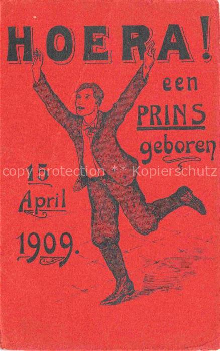 Adel Niederlande Koenigshaus Prins geboren