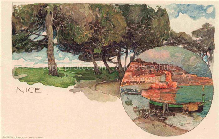 Wielandt Manuel Kuenstlerlitho Nice