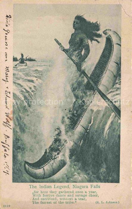 Indianer Native American Legende Niagara Falls
