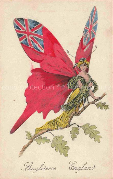 Schmetterlings-AK Angleterre England