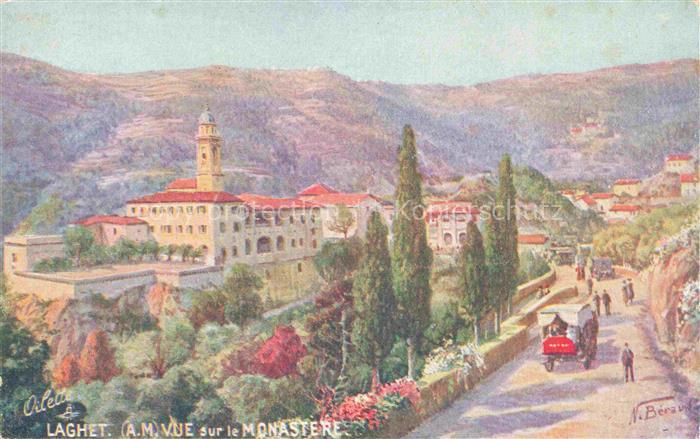 Verlag Tucks Serie Nr. 61 Laghet. A.M. Vue sur le Monastere