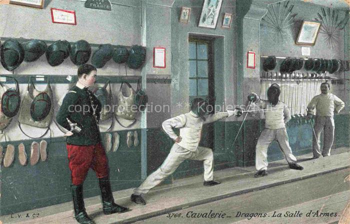 Fechten Fencing Escrime-- Cavalerie Dragons