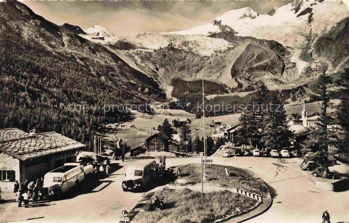 Postbus Postauto Omnibus Saas Fee Strassenterminus Fee Gletscher Allainhorn Alph