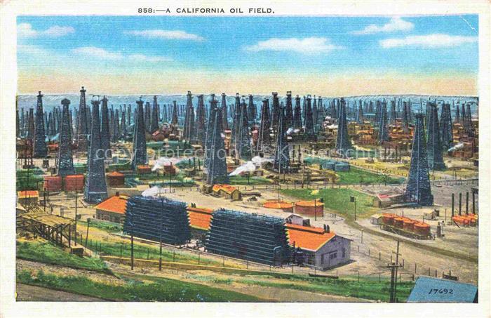 Oil-Fields oelfoerderung Gisement-de-Petrole California