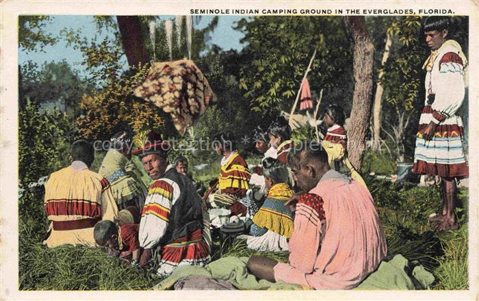 Seminole Florida Indian Camping Ground Everlandes