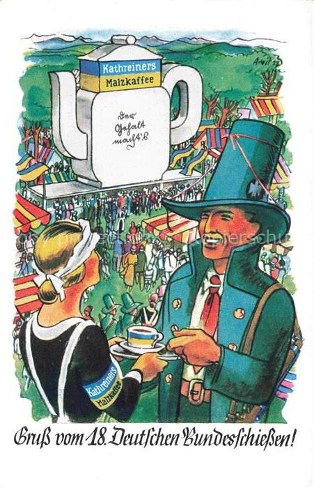 Bundesschiessen Schuetzenfest Kathreiners Malzkaffee