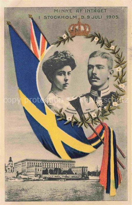 Adel Schweden Sweden Koenigshaus Minne af intaget i Stockholm