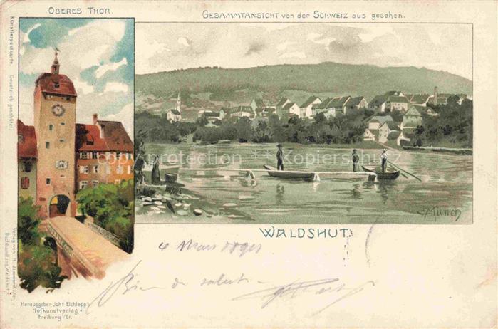 Muench C. Kuenstlerlitho Waldshut Ober Thor