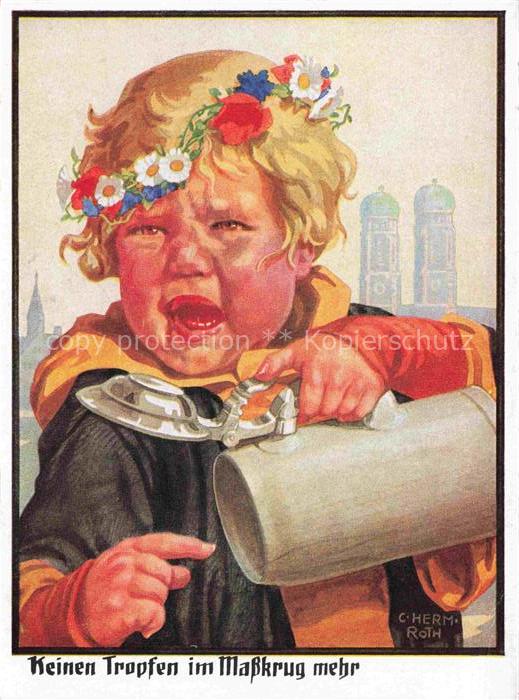 Muenchner Kindl MueNCHEN Nr. 2083 Kein Tropfen Masskrug