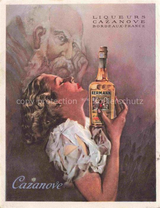 Schnaps Brandy Eau-de-Vie Aguardiente-- Liqueurs Cazanove Bordeaux France