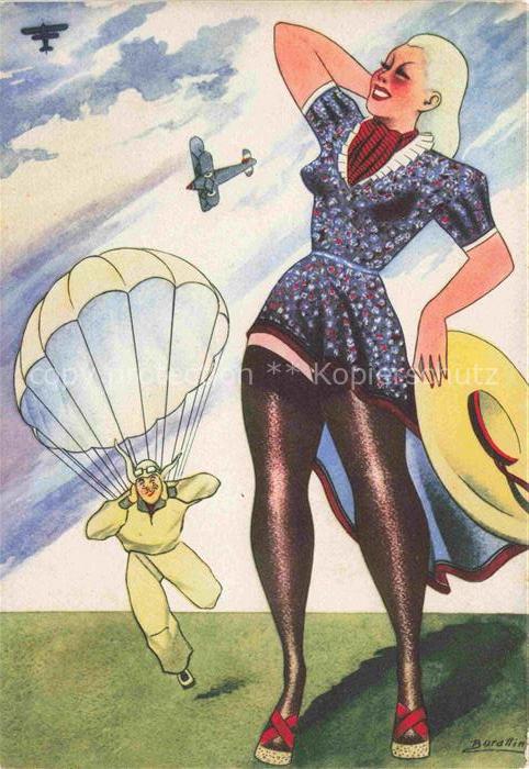 Italien Italia Italy Fallschirm Jaeger Frau Hut