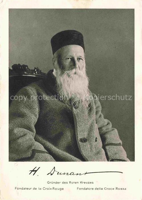 Rotes Kreuz Red Cross Croix Rouge-- Henri Dunant