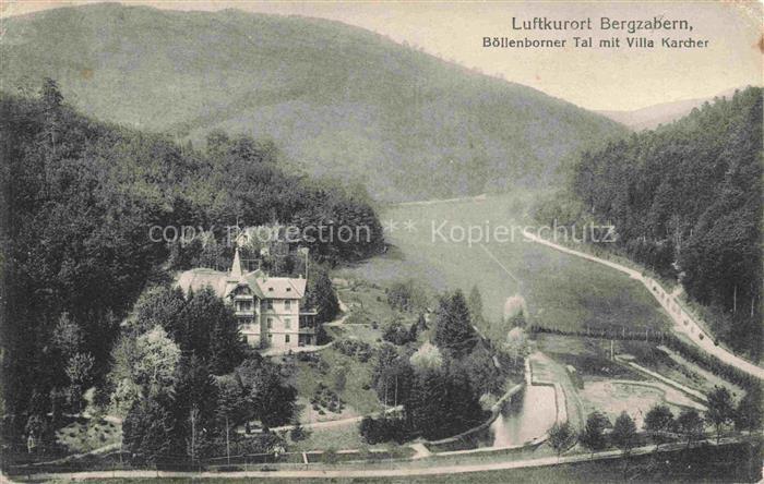 Bergzabern Bad Boellenborner Tal mit Villa Karcher