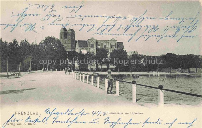 Prenzlau Brandenburg Promenade am Uckersee