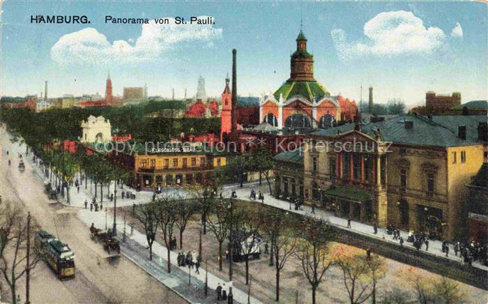 HAMBURG  CITY Panorama von St Pauli